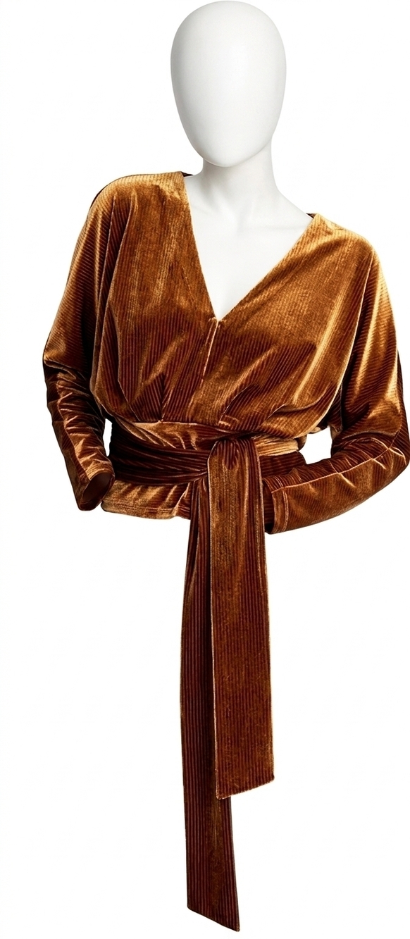 NEW GOOD AMERICAN dress up and down top in copper